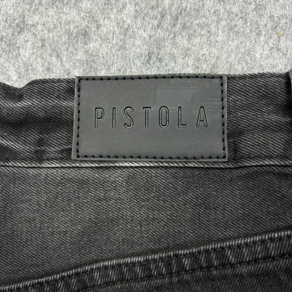 Pistola Super High Rise Cut Off Shorts Women's Sz 25 Night Hour Wash Distressed - Picture 6 of 10